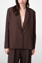Lana Blazer | Espresso Brown