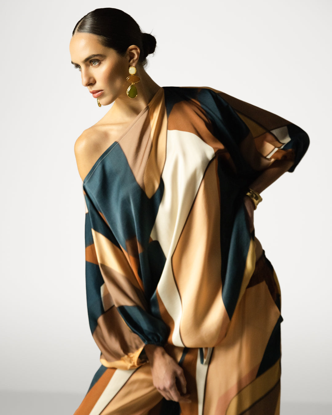 MM Jackie Silk Top - Sage main image 0
