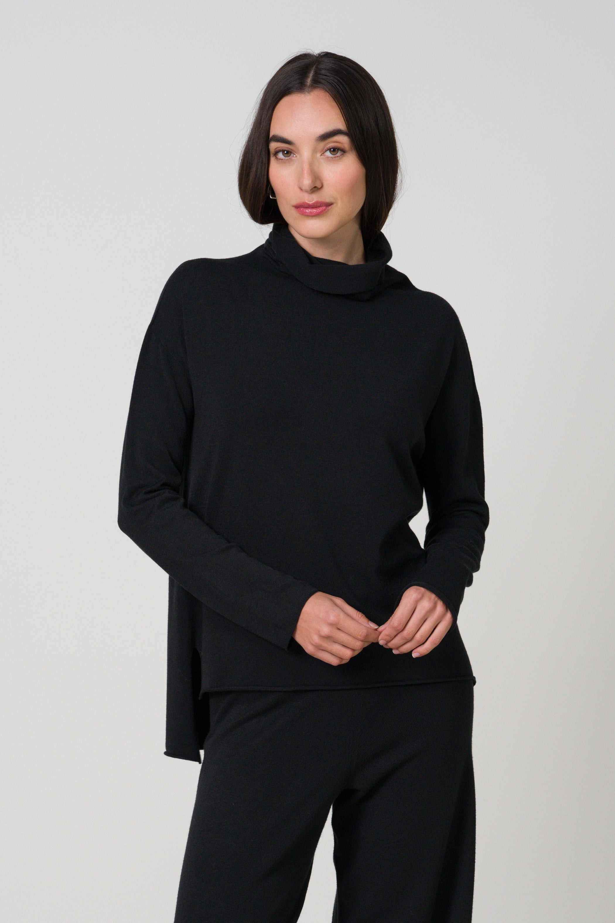 Kaia Roll Neck | Cream | Fine Knit