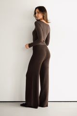 Relaxed Pants | Espresso Brown