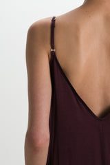 Audrey Satin Jumpsuit | Amethyst Plum