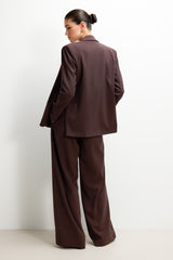 Neve Drawstring Trousers | Espresso Brown