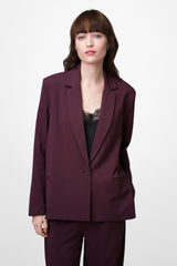 Neve Blazer | Burgundy