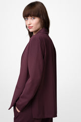 Neve Blazer | Burgundy