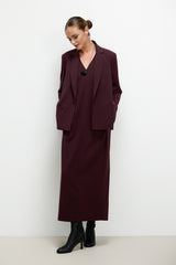 Neve Blazer | Burgundy