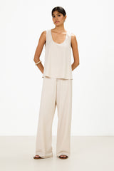 Liori Scoop Neck Vest Top | Mineral