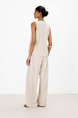 Liori Scoop Neck Vest Top | Mineral