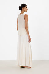 Gigi Satin Trousers | Ivory