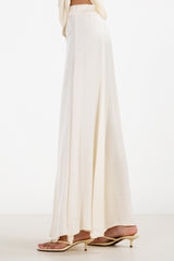 Gigi Satin Trousers | Ivory