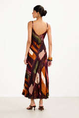 Anne Slip Dress | Sunset Geo