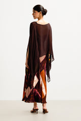 Anne Slip Dress | Sunset Geo