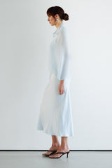 Lumi Asymmetric Poncho | Glacier