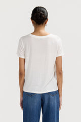 Aire Featherweight Tee | White | Modal-Silk
