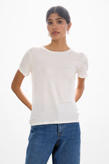 Aire Featherweight Tee | White | Modal-Silk