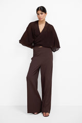 Zuri Trousers | Chocolate Brown