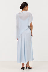 Anne Slip Satin Dress | Glacier