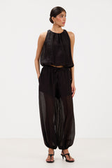 Jemima Balloon Trousers | Black