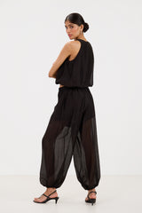 Jemima Balloon Trousers | Black