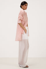 Jemima Oversized Shirt | Pastel Pink
