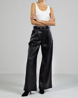 NEW | Sophia Faux Leather Trousers | Black