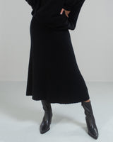 NEW | Ribbed Skirt | Black