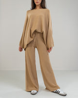 LIMITED RESTOCK | Relaxed Pants | Camel