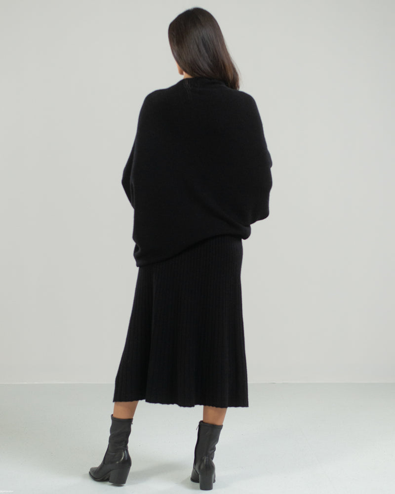 NEW | Ribbed Skirt | Black