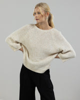 NEW | Relaxed Fit Sweater | Oatmeal | Wool Blend