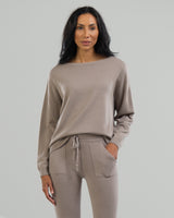 NEW | Crew Neck Sweater | Taupe