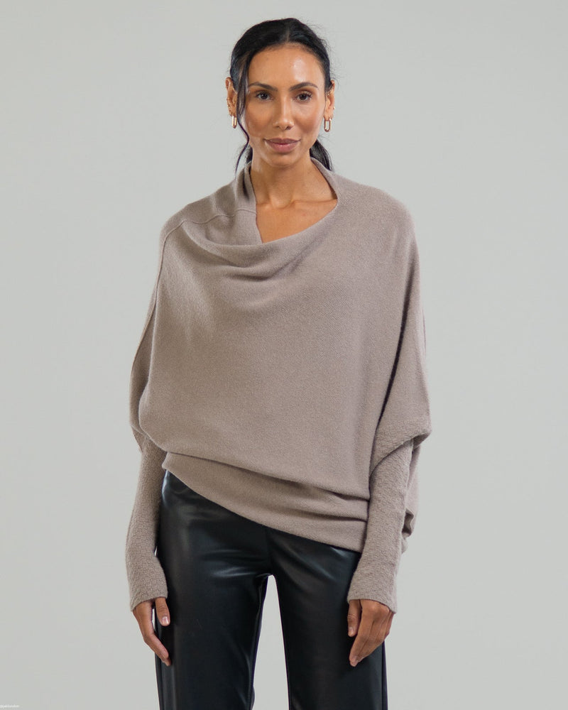 Asymmetric Draped | Mocha