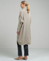 NEW | Roll Neck Crossover Sweater | Beige | Wool Blend