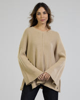 NEW | Agnes Sweater | Beige | Wool Cashmere Blend