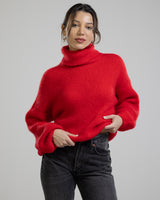 NEW | Sirella Sweater | Red | Alpaca Blend