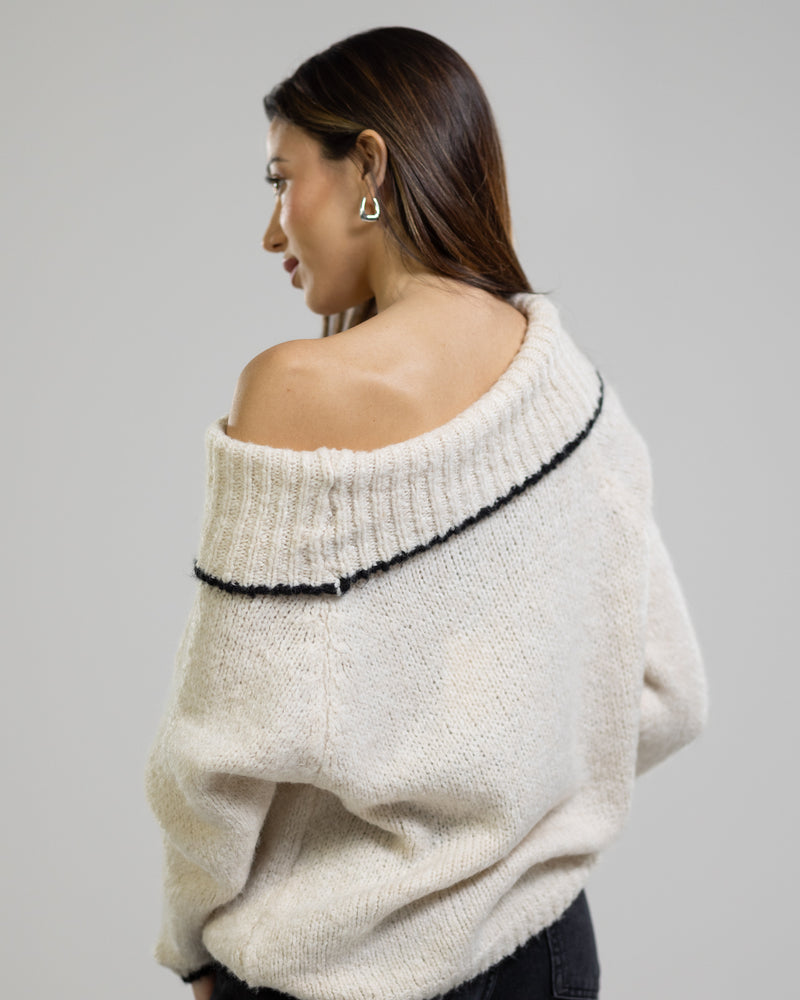 NEW | Lila Sweater | Oatmeal | Wool Blend