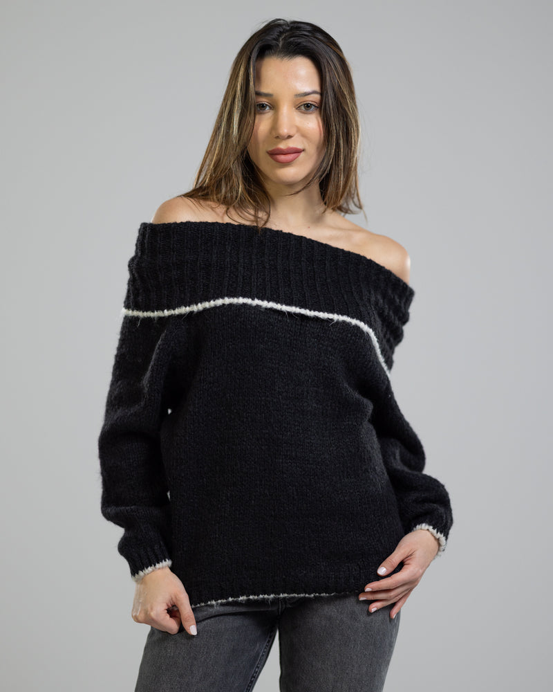 NEW | Lila Sweater | Black | Wool Blend