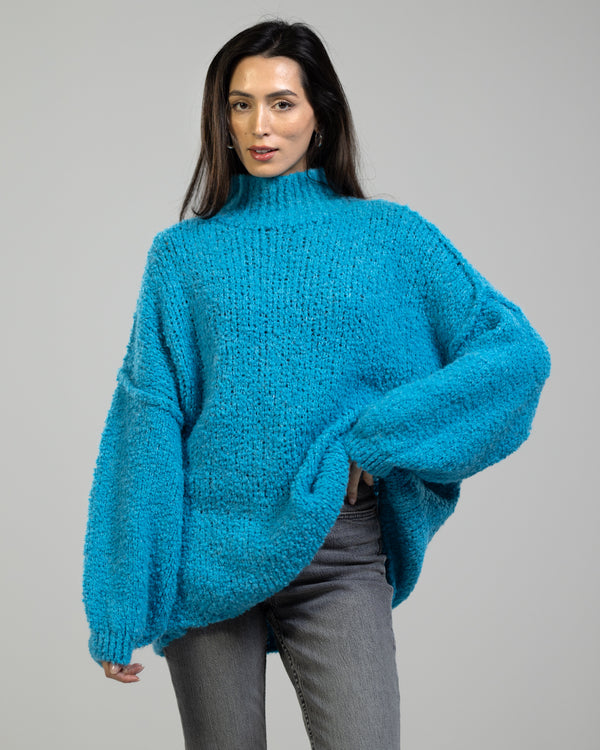 NEW | Cate Sweater | Blue | Alpaca Wool