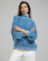 NEW | Iris Sweater | Blue | Alpaca Wool