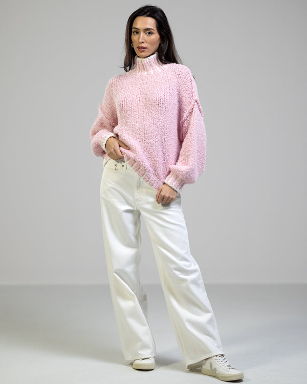 NEW | Iris Sweater | Light Pink | Alpaca Wool