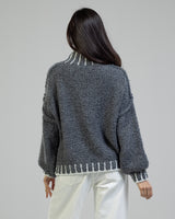 NEW | Iris Sweater | Charcoal | Alpaca Wool