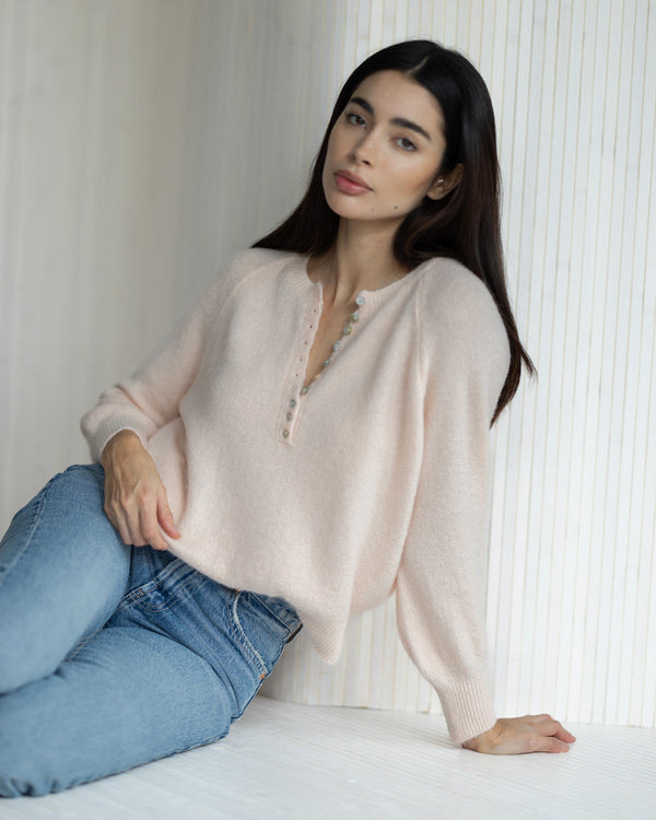 NEW | Esme Sweater | Blush | Alpaca Blend