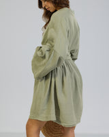 NEW | Kim Cover Up | Sage | 100% Cotton