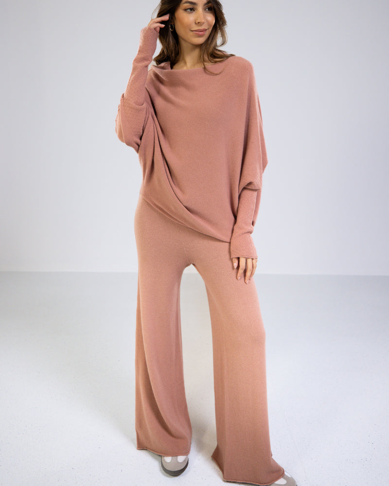 Asymmetric Draped | Vintage Rose