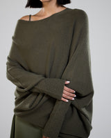 Asymmetric Draped | Khaki