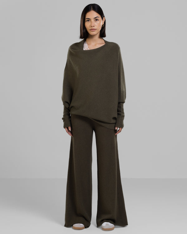 Asymmetric Draped | Khaki