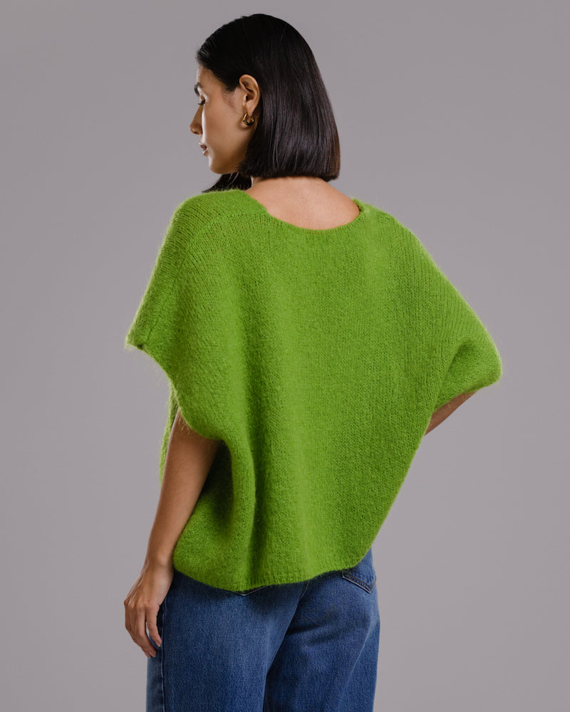 Selene Sweater | Forest Green | Mohair Blend