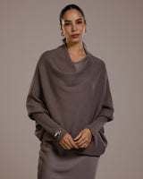 Asymmetric Draped | Mink