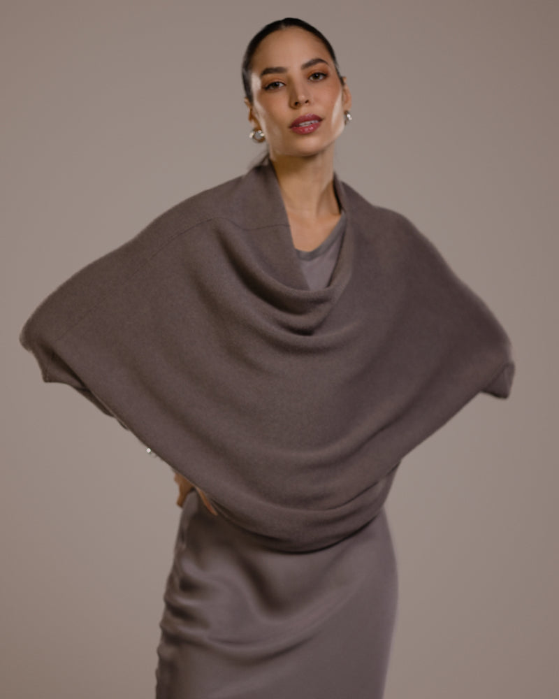 Asymmetric Draped | Mink