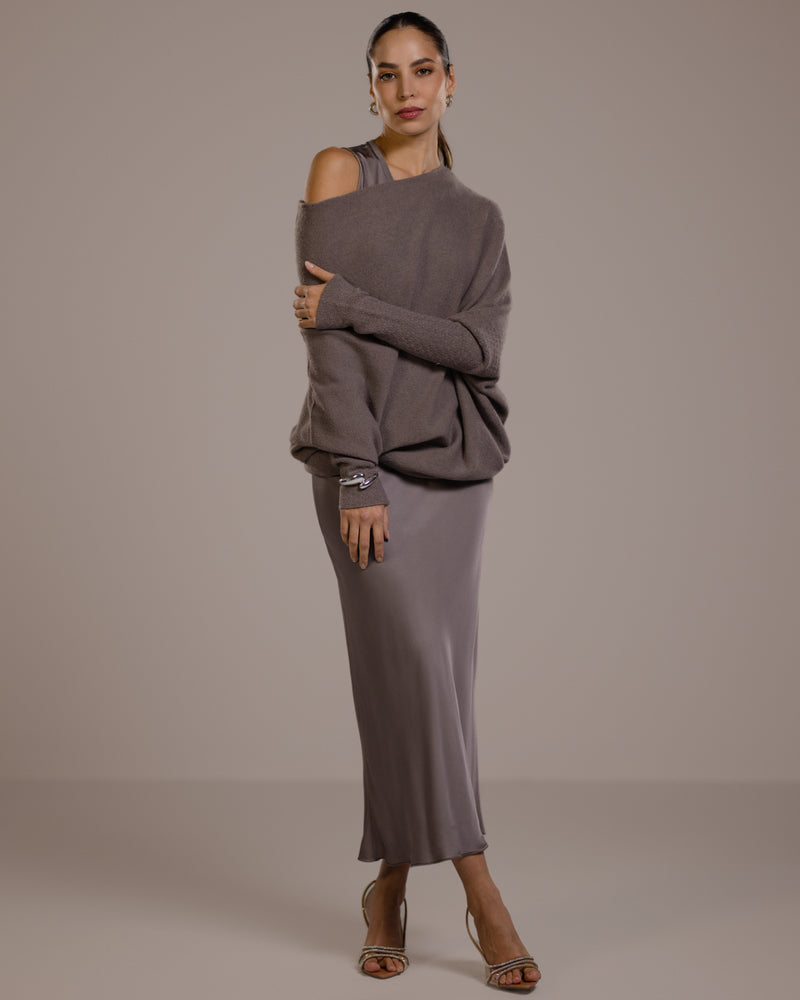 Asymmetric Draped | Mink