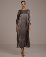 Dahlia Satin Dress | Mink