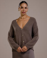 Joelle Cardigan | Mink | Alpaca Blend